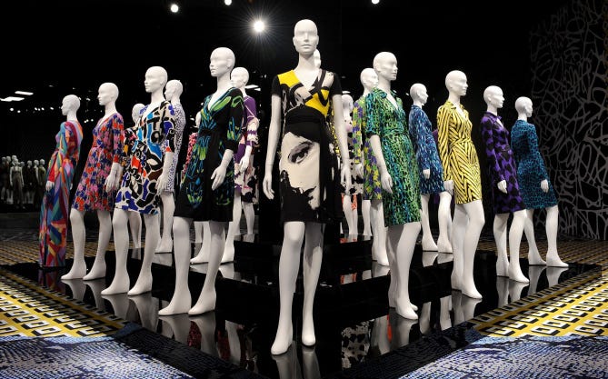 Exhibit wraps up Diane von Furstenberg's iconic dress style